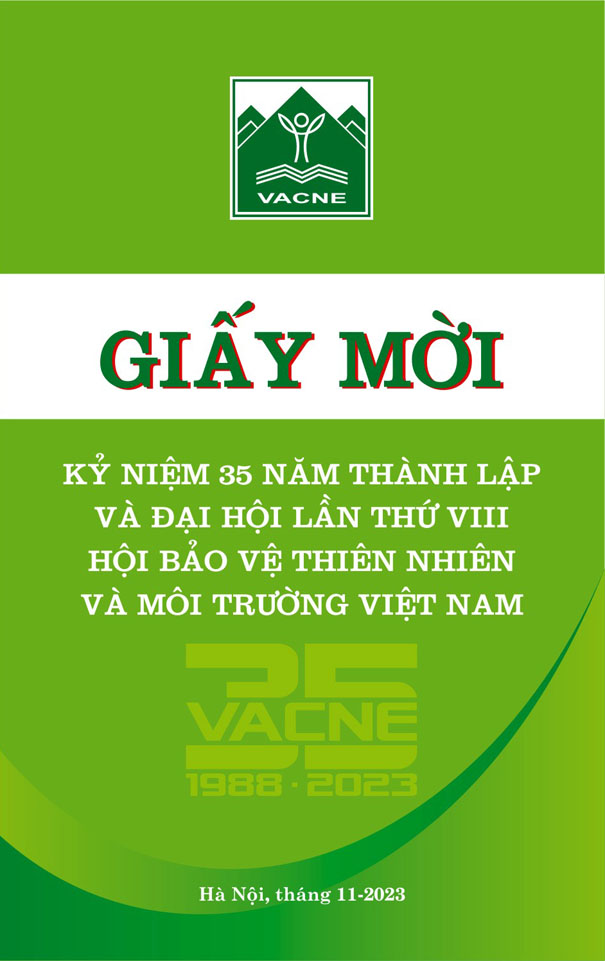 VACNE:[-]Mời[-]tham[-]dự[-]Lễ[-]Kỷ[-]niệm[-]35[-]năm[-]thành[-]lập[-]và[-]Đại[-]hội[-]lần[-]thứ[-]VIII